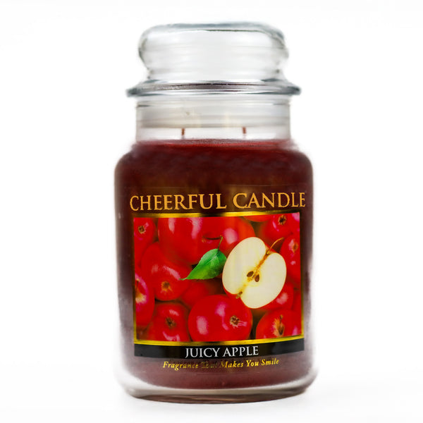 a cheerful giver Juicy Apple - 24 oz Cheerful Candle