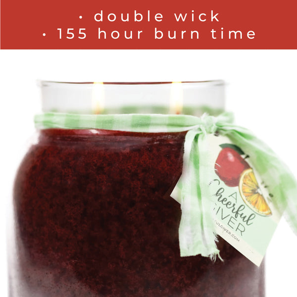 A Cheerful Giver Juicy Apple - 34 Oz Papa Candle