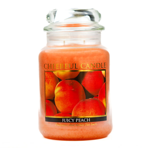 a cheerful giver Juicy Peach - 24 oz Cheerful Candle