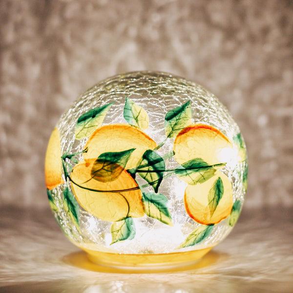 A Cheerful Giver Lemon - LED Glass Orb