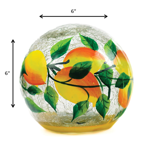 A Cheerful Giver Lemon - LED Glass Orb