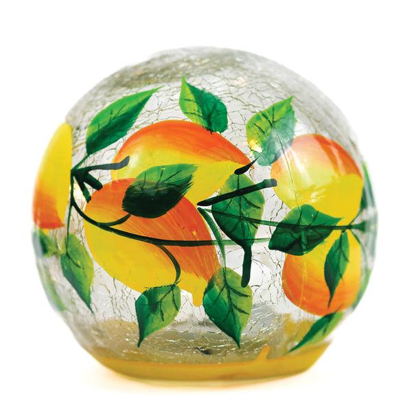 a cheerful giver Lemon - LED Glass Orb