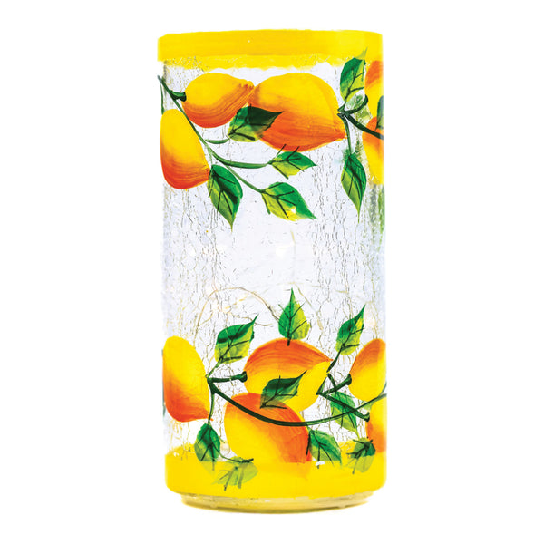 a cheerful giver Lemon - LED Glass Pillar