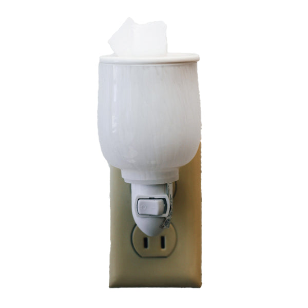a cheerful giver Marble - Glass Plug-In Wax Warmer
