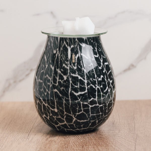 A Cheerful Giver Onyx - Glass Tabletop Wax Warmer