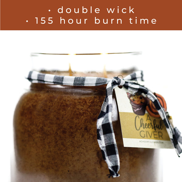 A Cheerful Giver Pecan Pie - 34 Oz Papa Candle