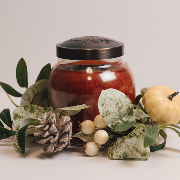 A Cheerful Giver Pine Willow Pumpkin - Candle Ring