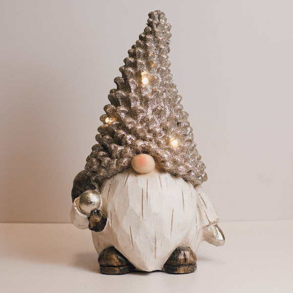a cheerful giver Pinecone Gnome