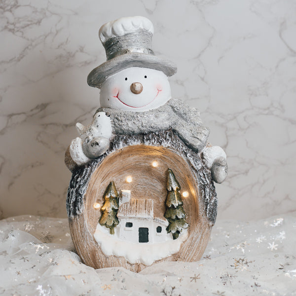 A Cheerful Giver Polar Snowman