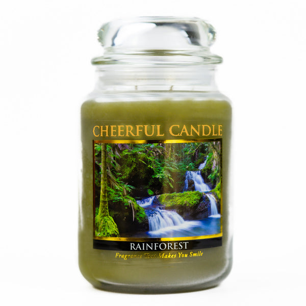 a cheerful giver Rainforest - 24 oz Cheerful Candle