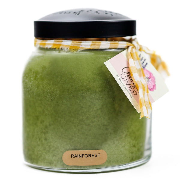 a cheerful giver Rainforest - 34 oz Papa Candle