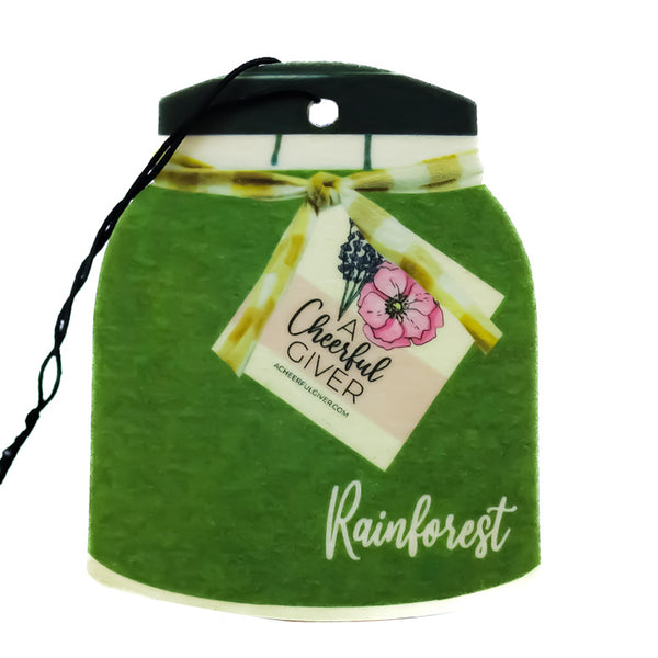 a cheerful giver Rainforest - Car Air Freshener