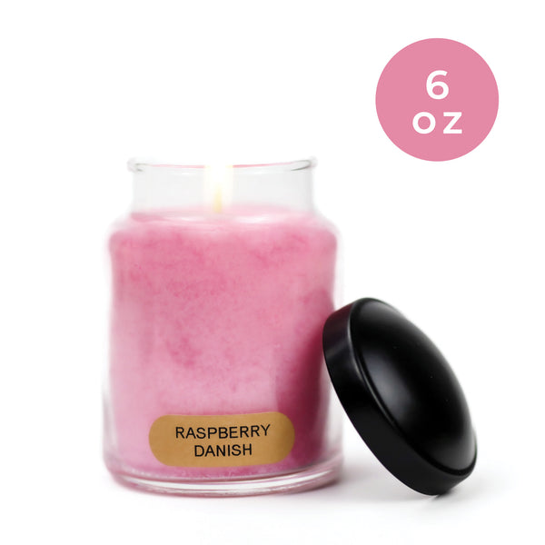 A Cheerful Giver Raspberry Danish - 6 Oz Baby Candle