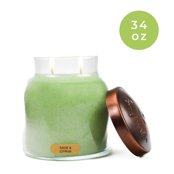 A Cheerful Giver Sage & Citrus - 34 Oz Papa Candle