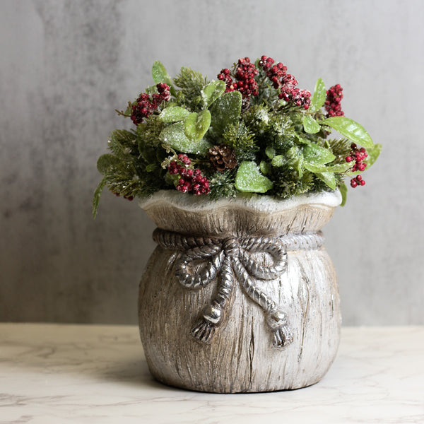 A Cheerful Giver Satchel - Seasonal Planter