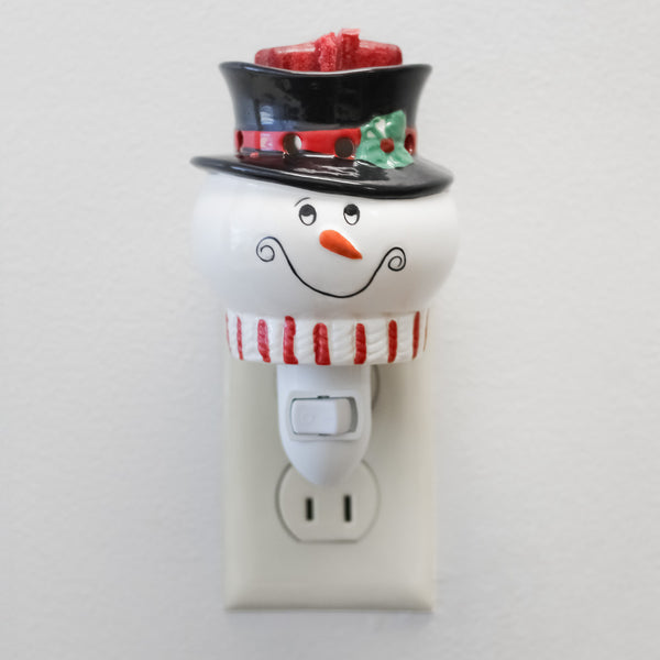 A Cheerful Giver Snowman - Plug-In Warmer Gift Set