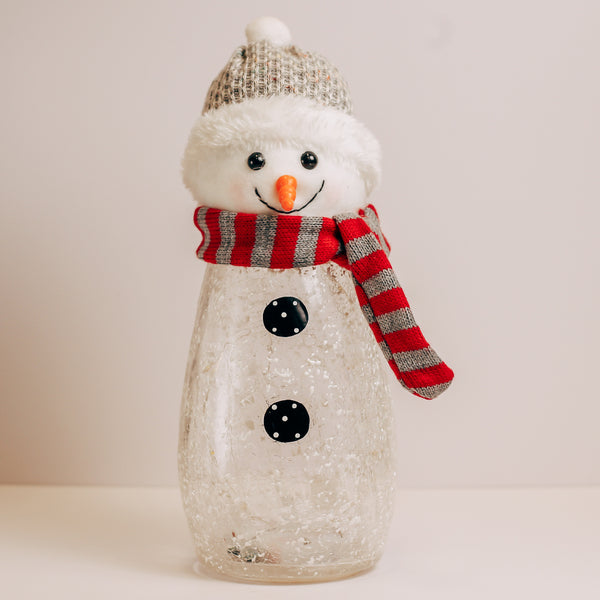 a cheerful giver Snowy Beanie Plush Snowman