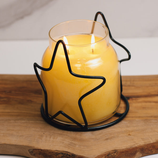 A Cheerful Giver Star - Candle Jar Holder