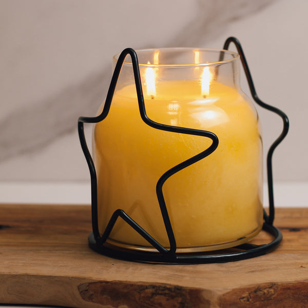 A Cheerful Giver Star - Candle Jar Holder