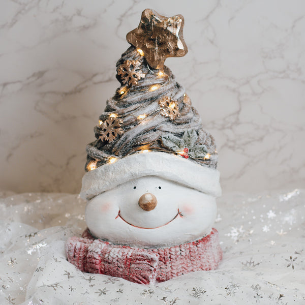 A Cheerful Giver Star Snowman