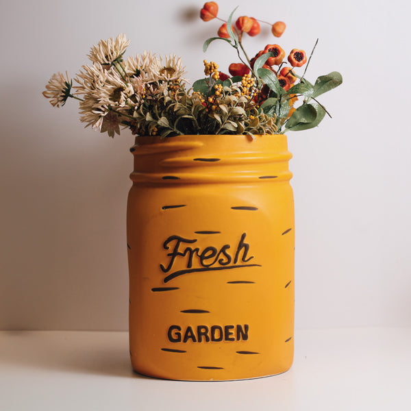 A Cheerful Giver Sunflower - Mason Jar Planter