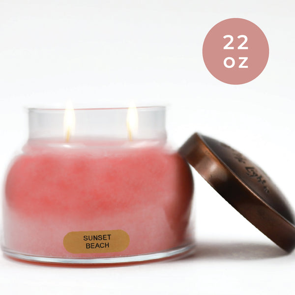 A Cheerful Giver Sunset Beach - 22 Oz Mama Candle