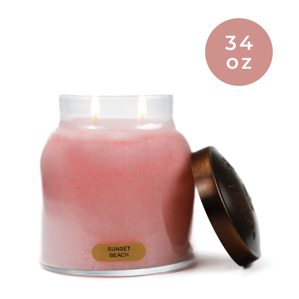A Cheerful Giver Sunset Beach - 34 Oz Papa Candle