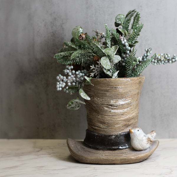 A Cheerful Giver Top Hat - Seasonal Planter