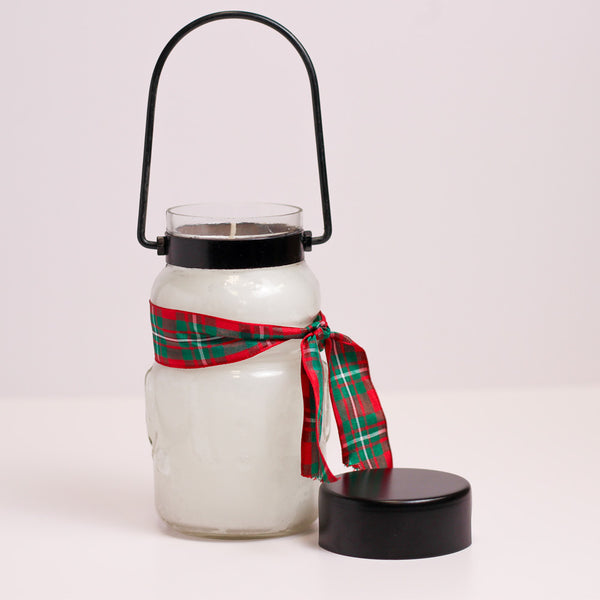 A Cheerful Giver Welcome Wreath - Baby Snowman Jar