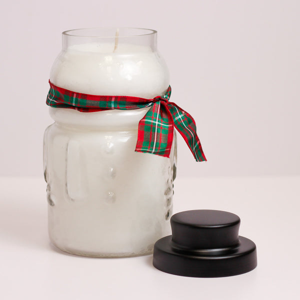 A Cheerful Giver Welcome Wreath - Large Snowman Jar