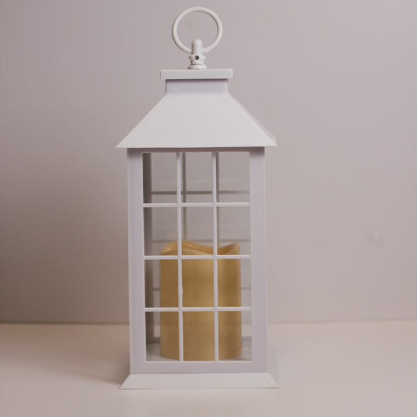 A Cheerful Giver White - Flameless Lantern