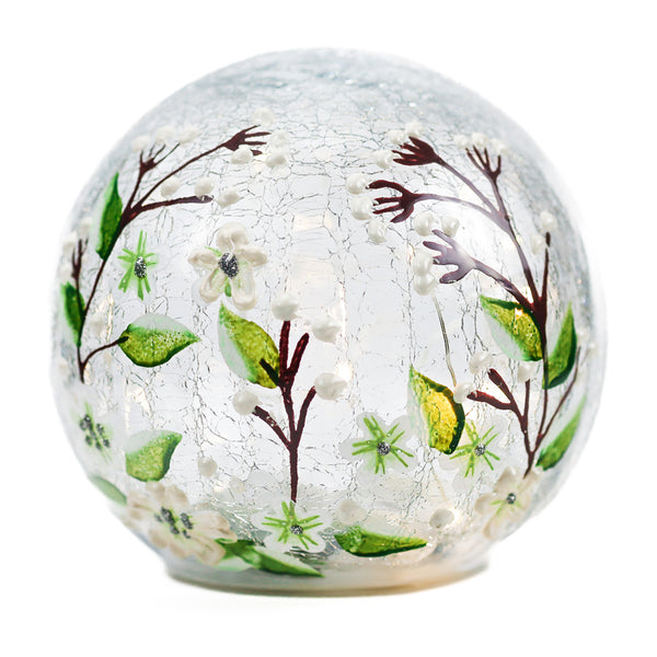 a cheerful giver White Jasmine - LED Glass Orb