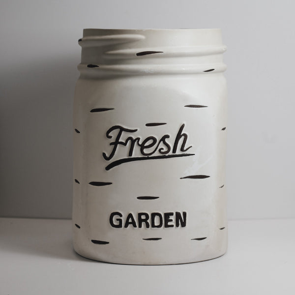 A Cheerful Giver White - Mason Jar Planter