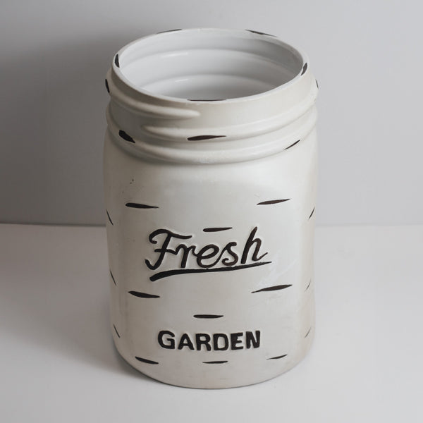 A Cheerful Giver White - Mason Jar Planter