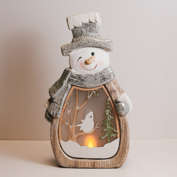 a cheerful giver Winking Snowman