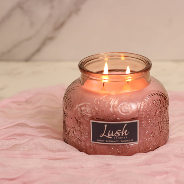 A Cheerful Giver Amber Bergamot Patchouli - Lush Candle