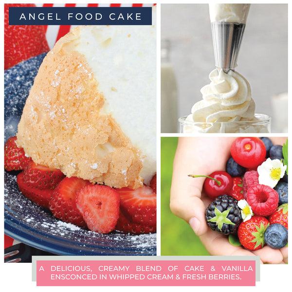 A Cheerful Giver Angel Food Cake - 16 Oz Cheerful Candle