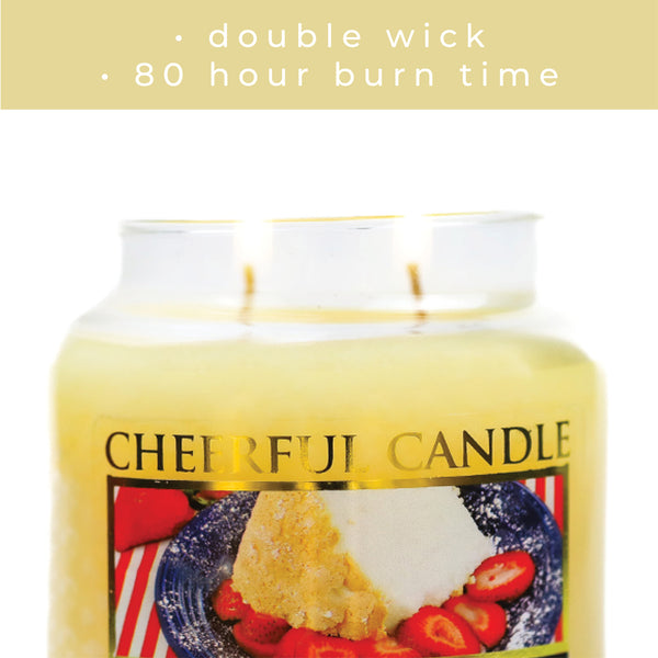 A Cheerful Giver Angel Food Cake - 16 Oz Cheerful Candle