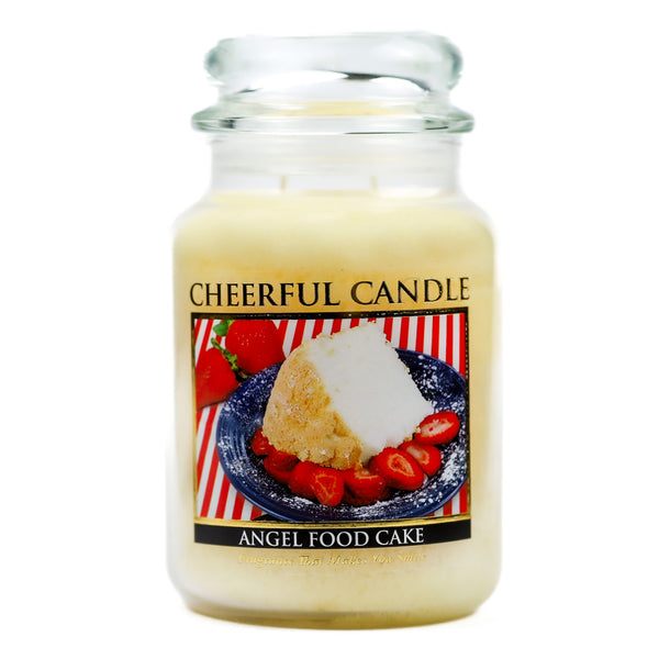 a cheerful giver Angel Food Cake - 24 oz Cheerful Candle