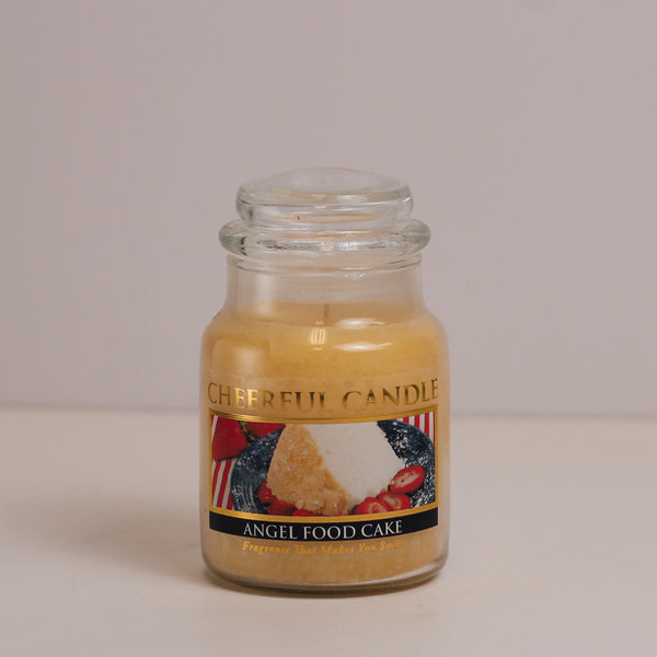 a cheerful giver Angel Food Cake Scented Candle - 6 oz Single Wick Cheerful Candle