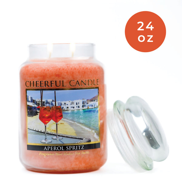 A Cheerful Giver Aperol Spritz - 24 Oz Cheerful Candle