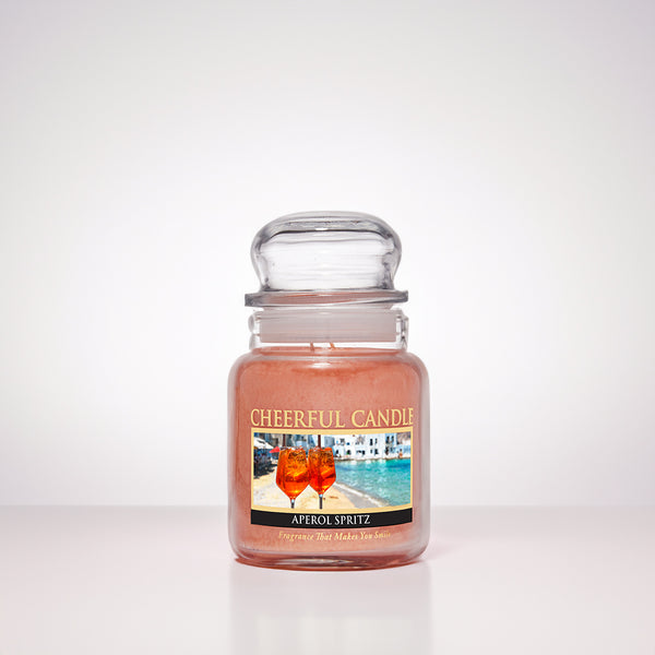 a cheerful giver Aperol Spritz Scented Candle - 6 oz Single Wick Cheerful Candle