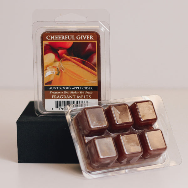 a cheerful giver Aunt Kook's Apple Cider - Fragrance Melts