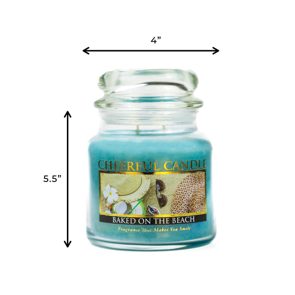 A Cheerful Giver Baked On The Beach - 16 Oz Cheerful Candle