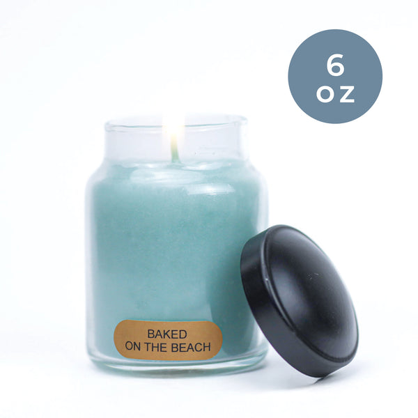 A Cheerful Giver Baked On The Beach - 6 Oz Baby Candle