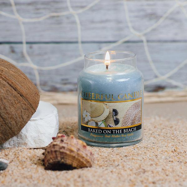 A Cheerful Giver Baked On The Beach Scented Candle - 6 Oz Single Wick Cheerful Candle