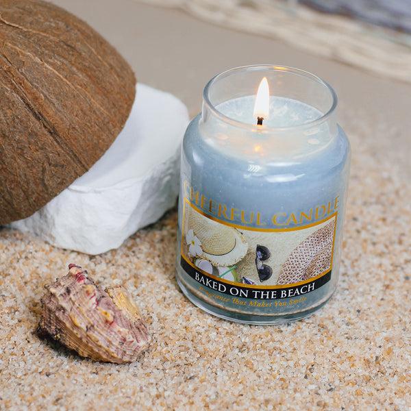 A Cheerful Giver Baked On The Beach Scented Candle - 6 Oz Single Wick Cheerful Candle