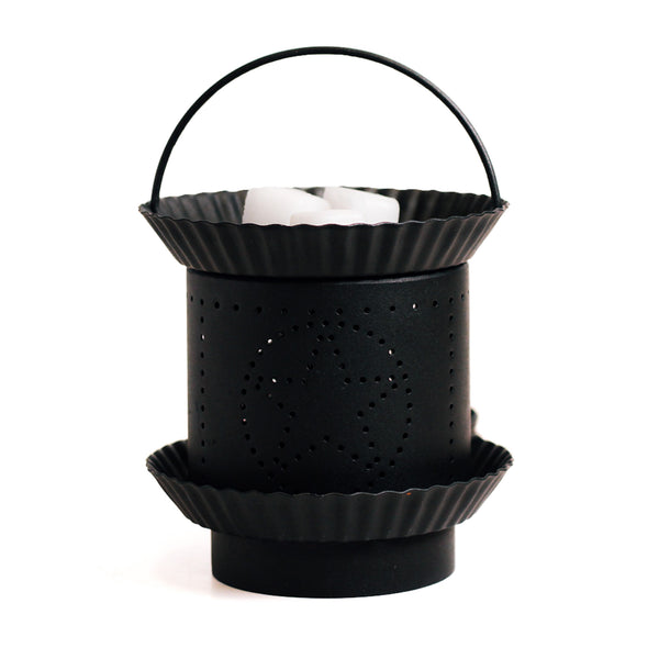 a cheerful giver Black Star - Metal Tabletop Wax Warmer
