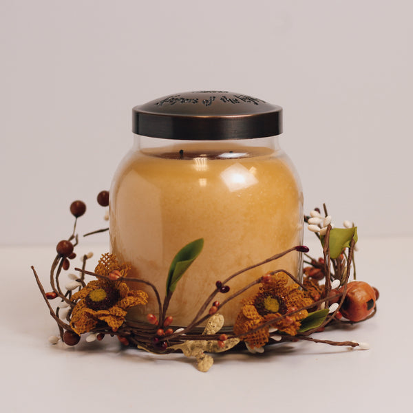 A Cheerful Giver Burlap Sunflower With Bee - Candle Ring