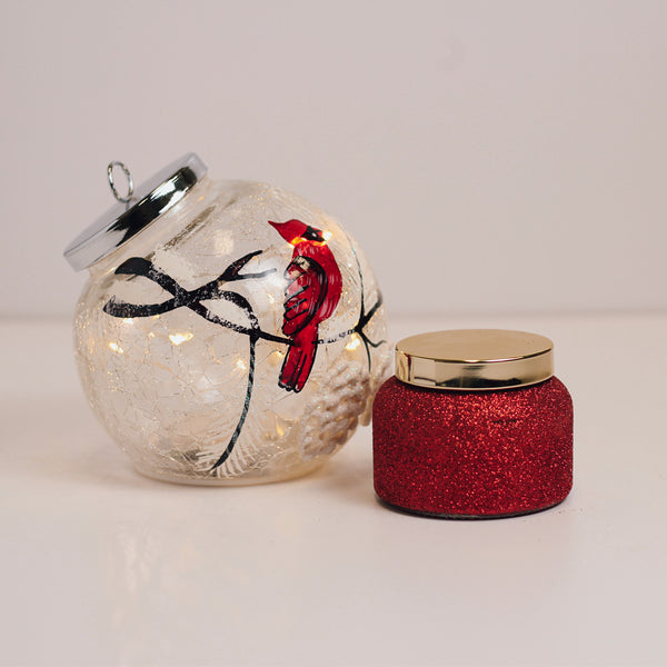 A Cheerful Giver Cardinal Ornament & Holiday Homecoming - Gift Set